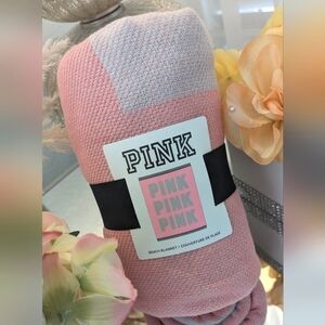 NWT Pink Victoria's Secret Pink Beach Blanket.